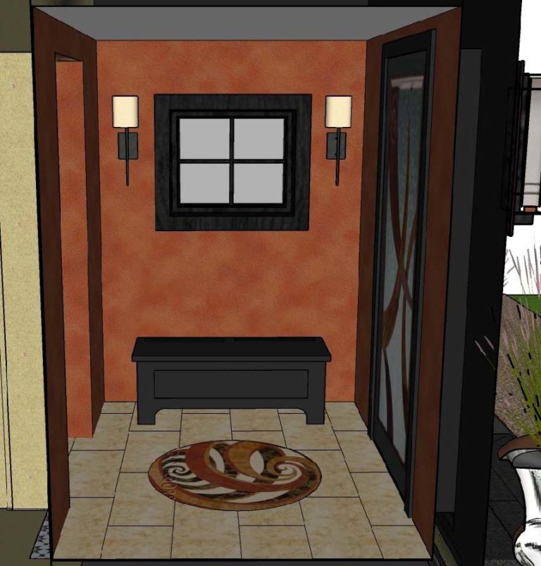Entry Way Design Drawing