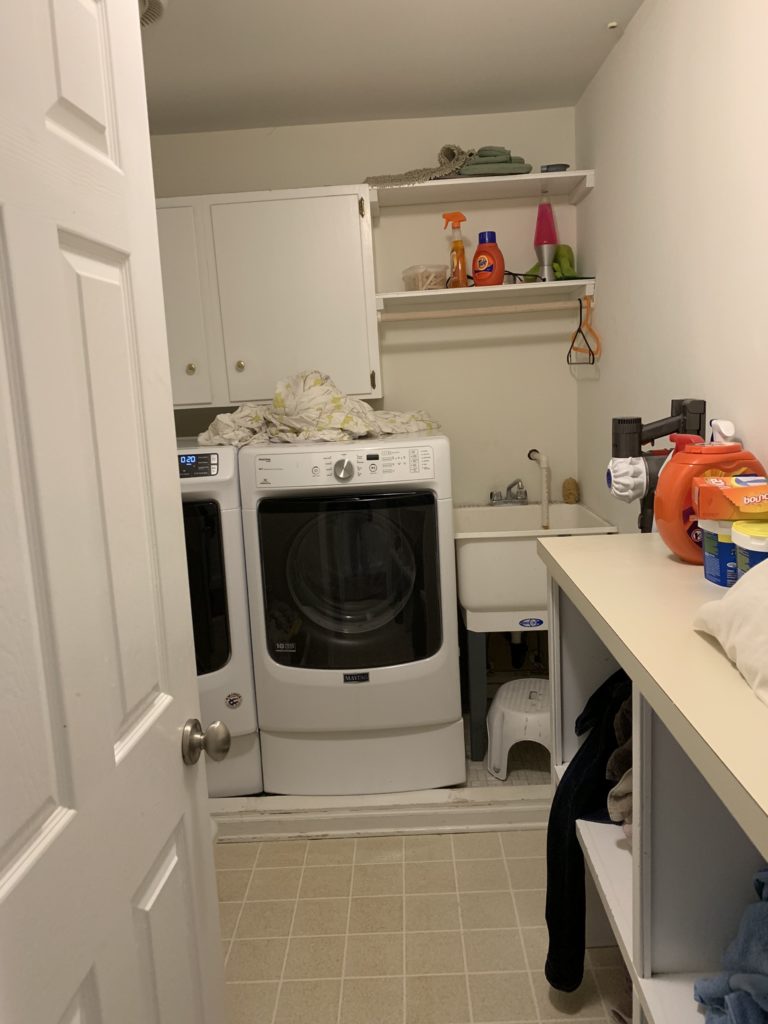 Laundry Room Before Makeover