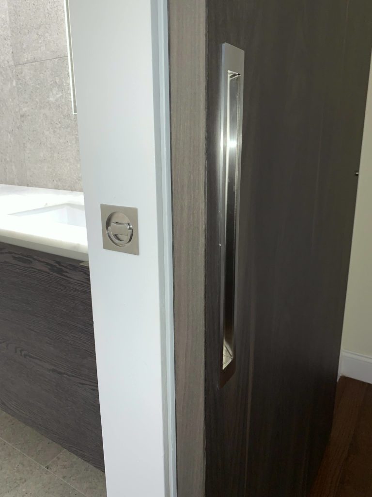 Master Bathroom Custom Sliding Door