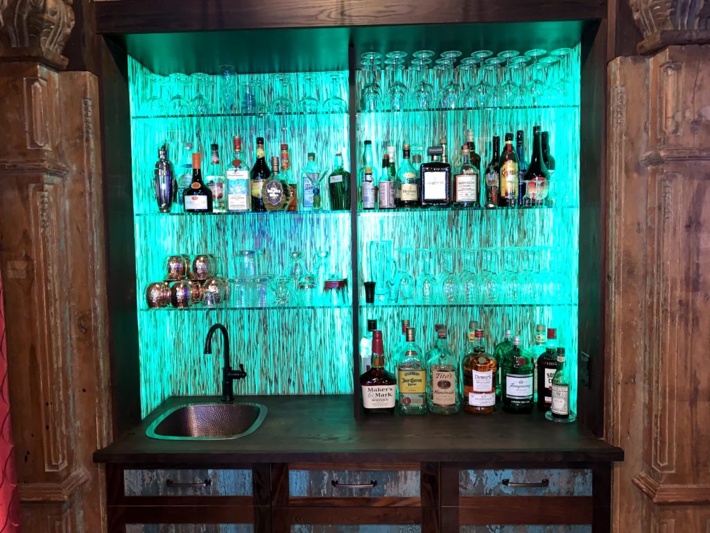 Custom Back Bar