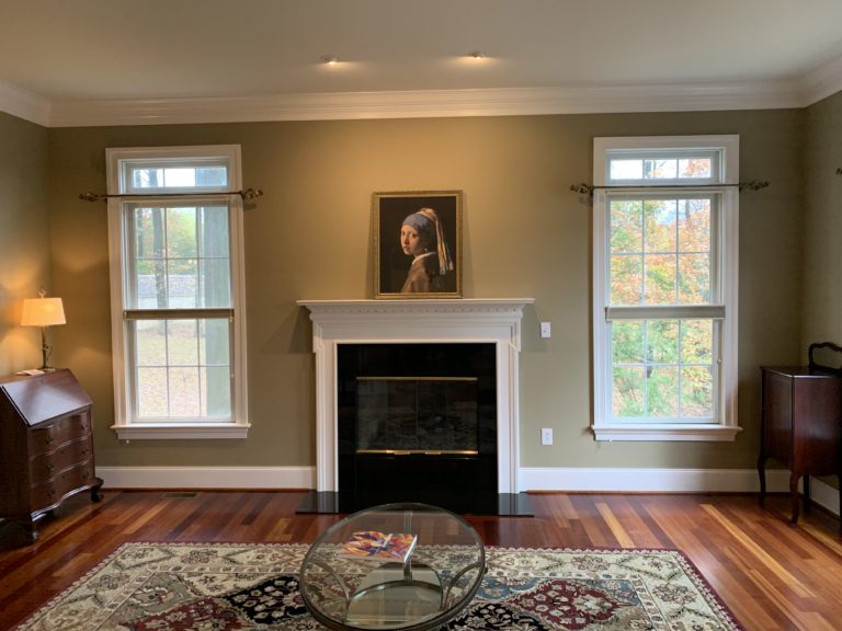 Library Fireplace After Renovation