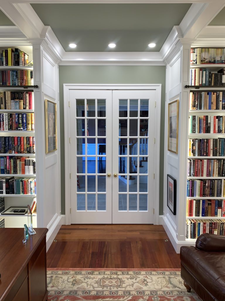 French Doors in Library