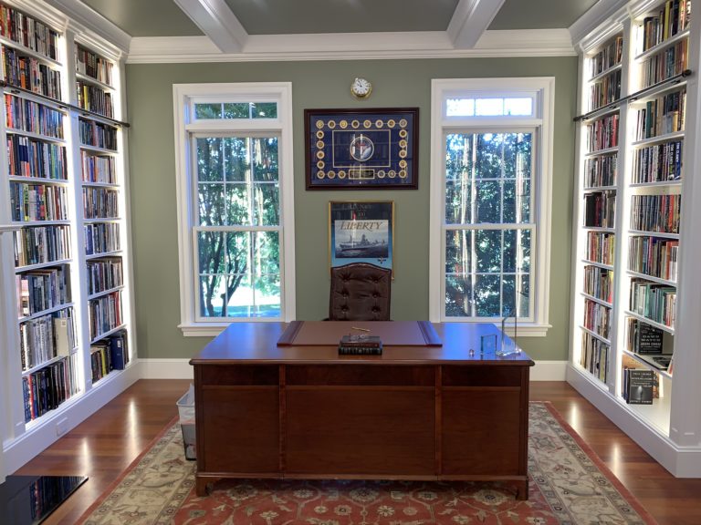 Library with Desk