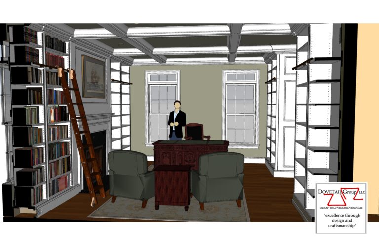 Library Remodel Design Drawing