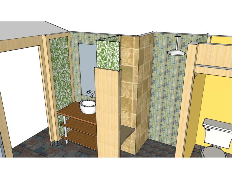 Bathroom Vanity Design Drawing