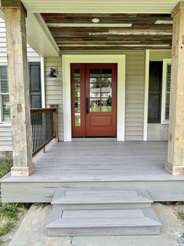 House door and porch