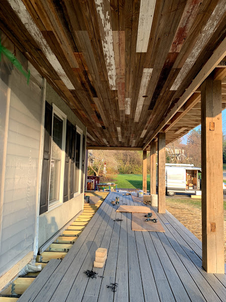 Porch remodeling