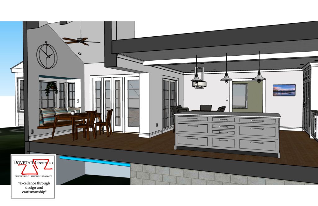 Kitchen Renovation Design Drawing 17