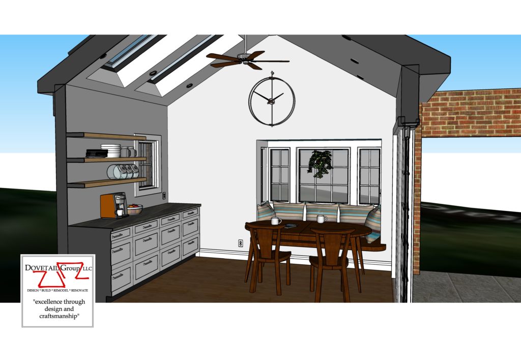 Kitchen Renovation Design Drawing 20