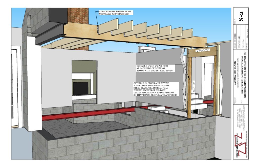 Kitchen Renovation Design Drawing 9