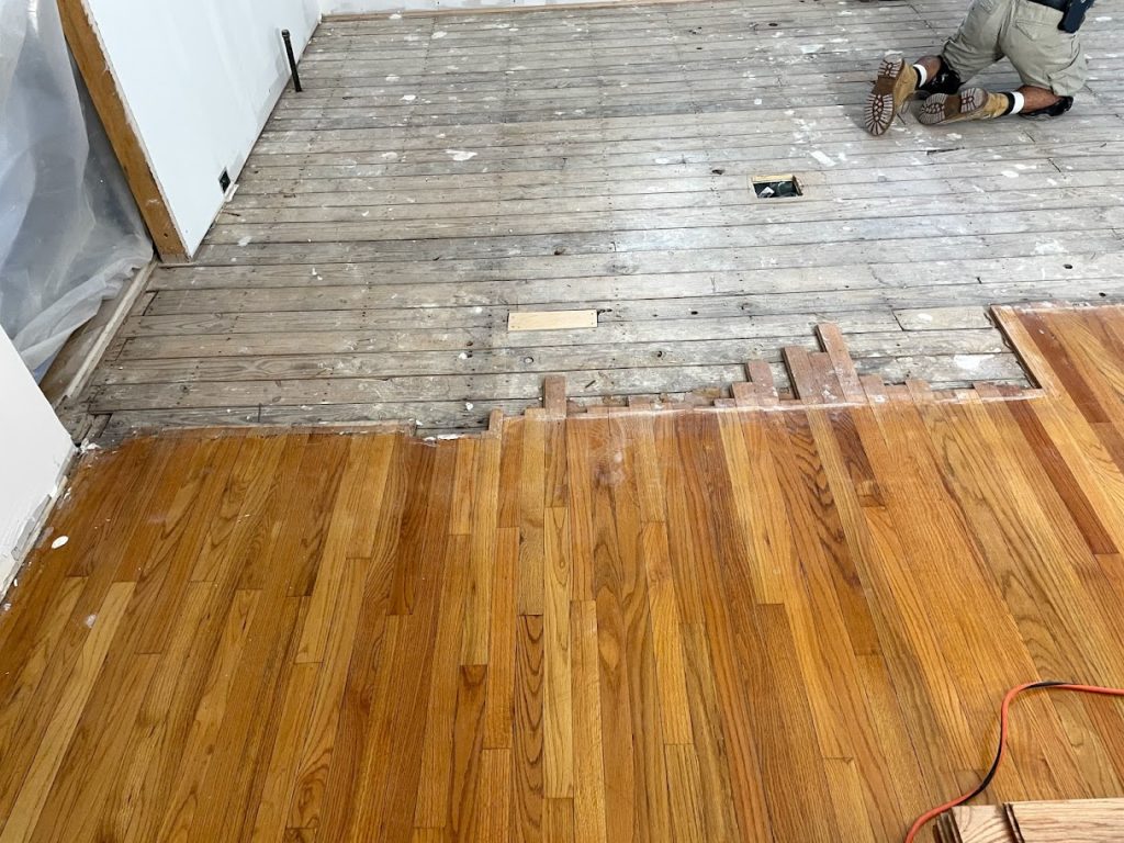 Flooring during construction