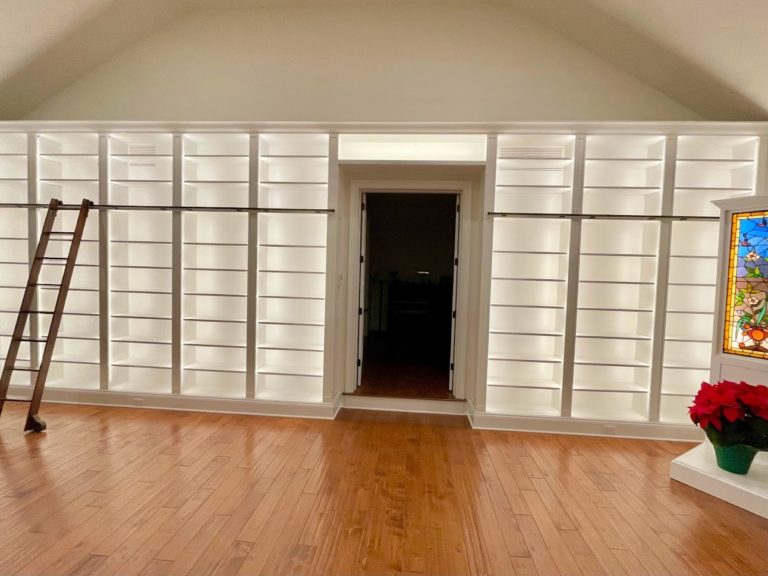 Conservatory Room with Bookcases