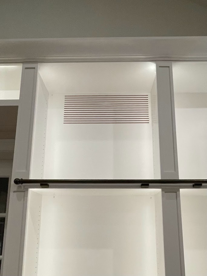 Vents in Bookcases