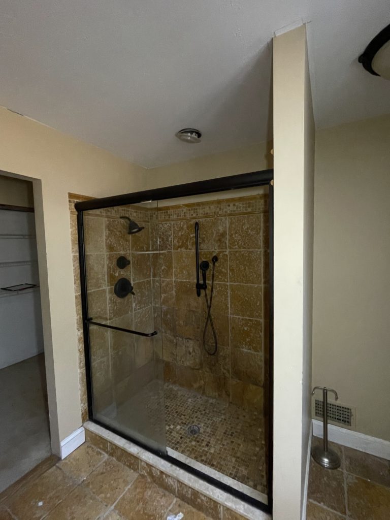 shower before renovation
