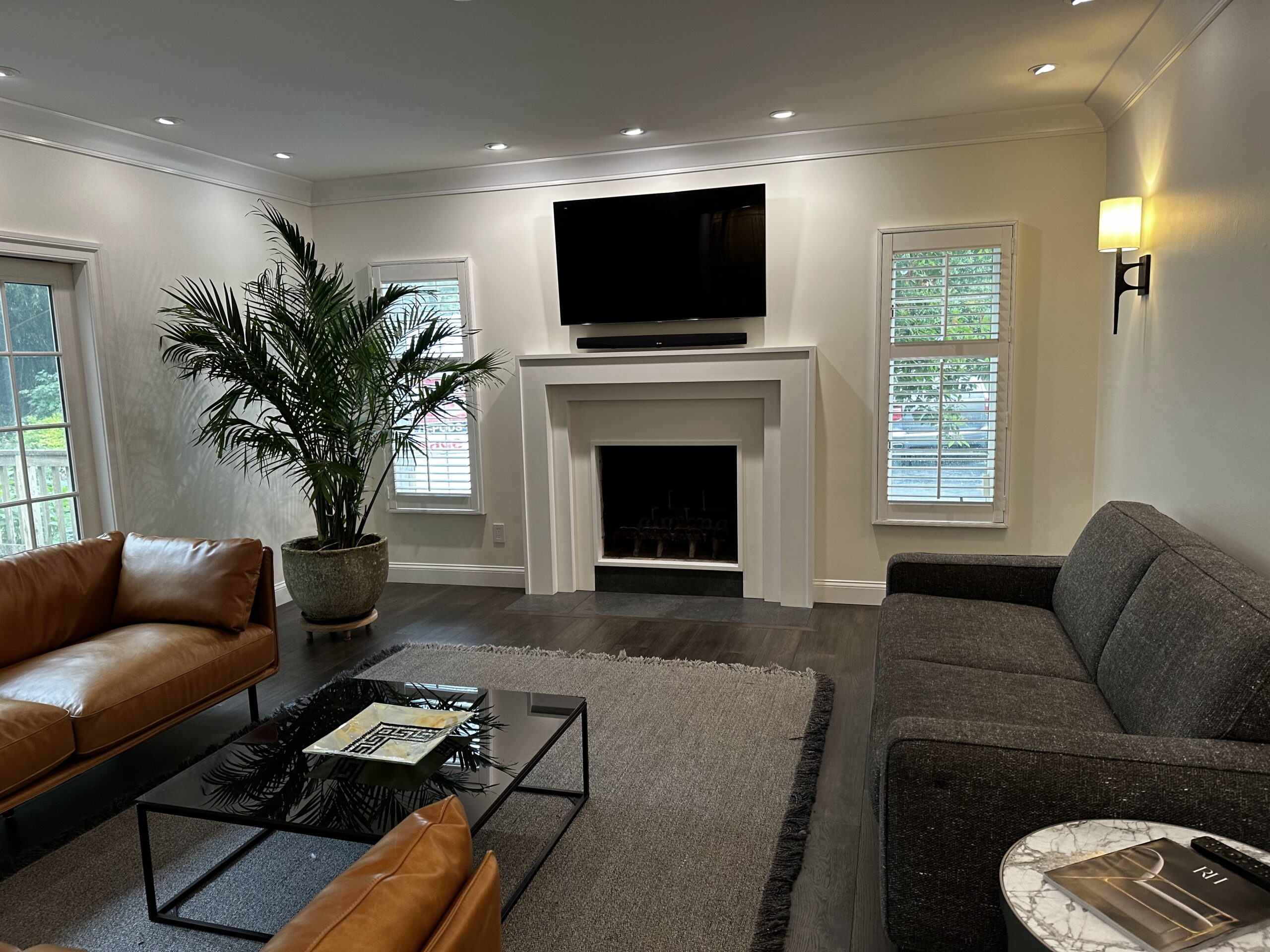 A Modern Family Room Makeover - Dovetail Group